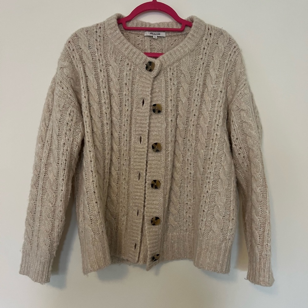 Madewell Button Cardigan Sweater